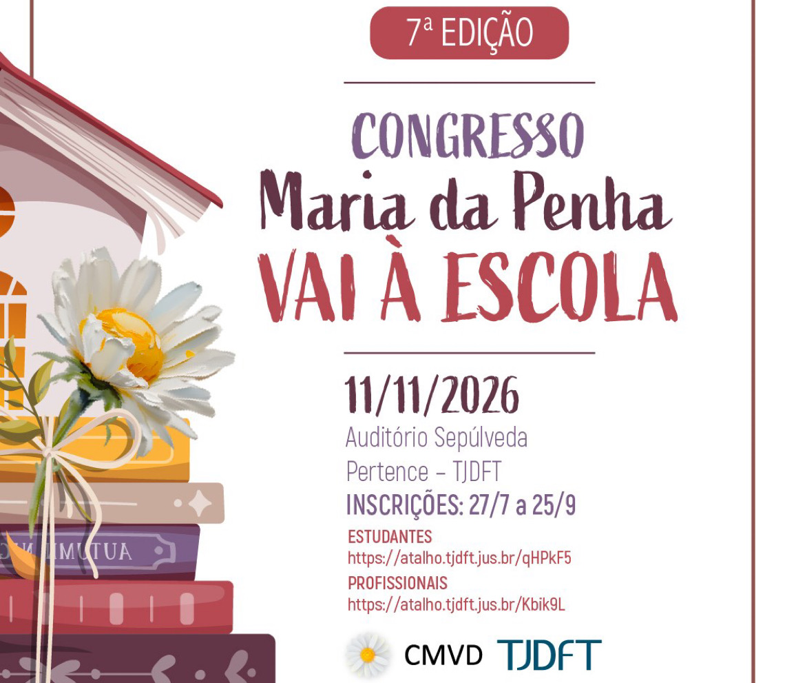 Abertas inscrições para o 7º Congresso Maria da Penha Vai à Escola