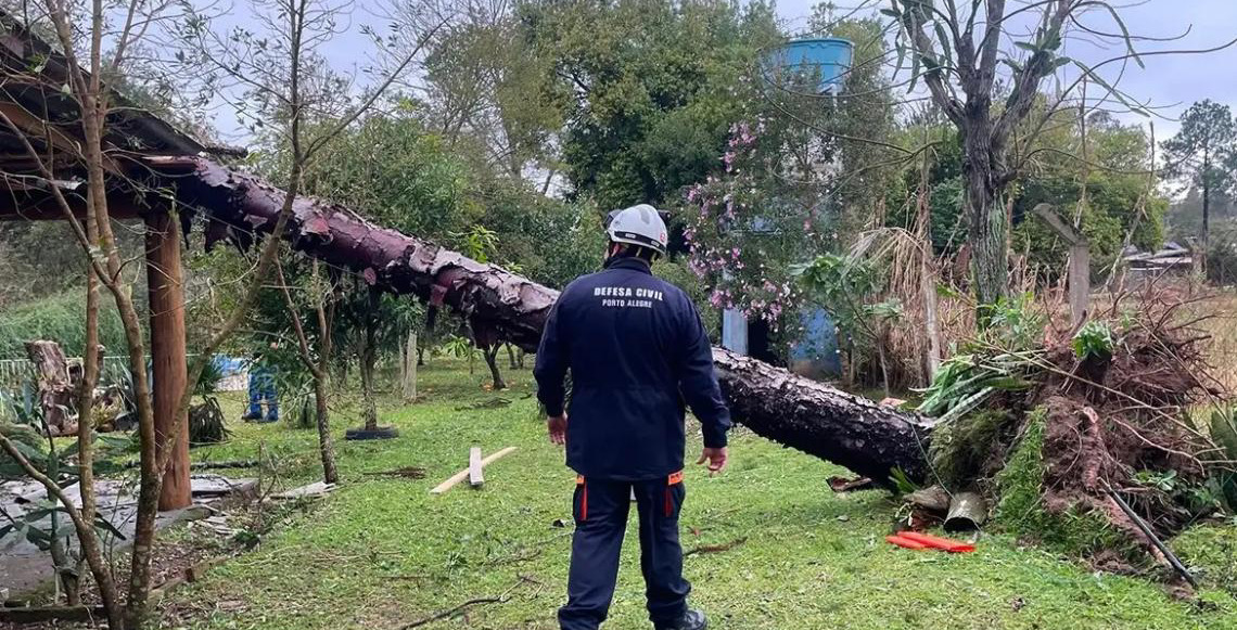 Sul, Sudeste e Centro-Oeste têm alerta para tempestades e vendavais