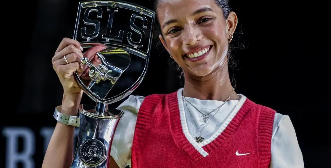 Maranhense Rayssa Leal é campeã da etapa carioca da Liga Internacional de Skate Street