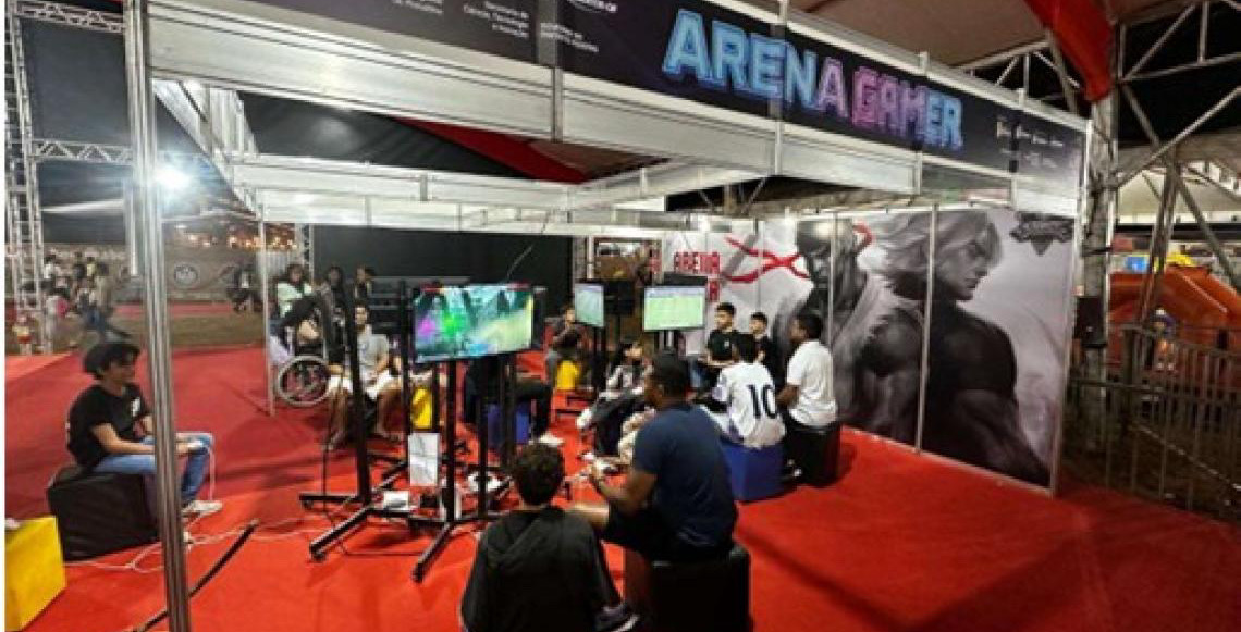 Arena Gamer leva tecnologia e experiências imersivas à 6ª Feira Nacional da Uva e do Vinho de Brasília