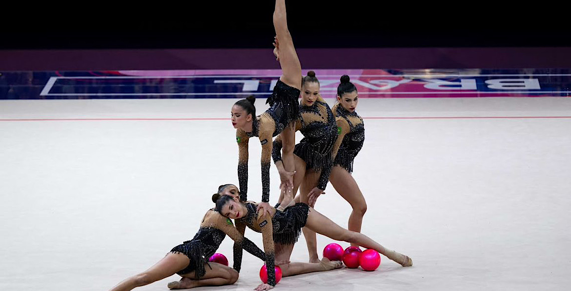Brasil conquista seus dois primeiros ouros na história do Mundial de ginástica rítmica