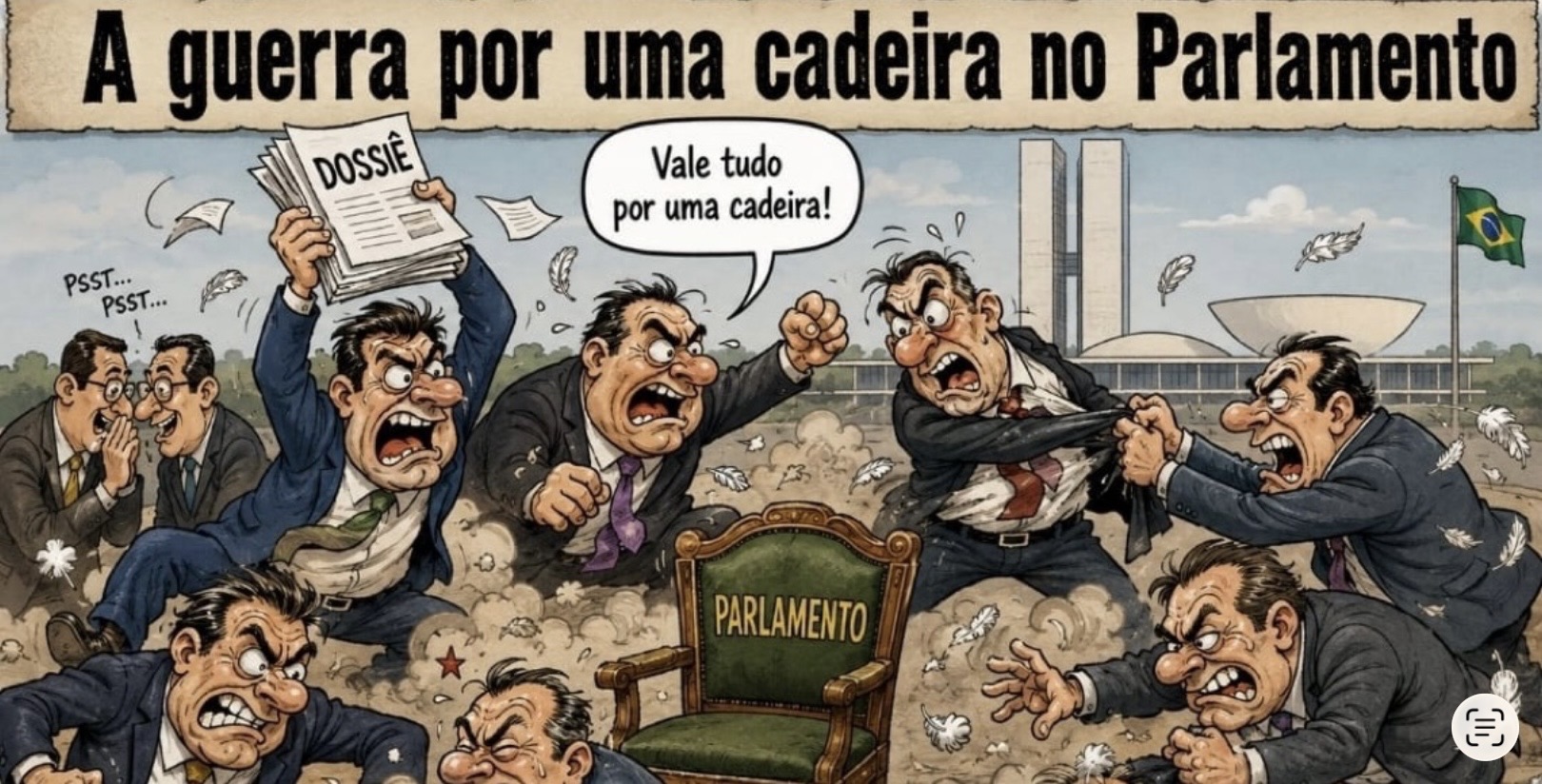 A opinião pessoal do colunista de politica nacional Miguel Lucena: A guerra por uma cadeira no Parlamento