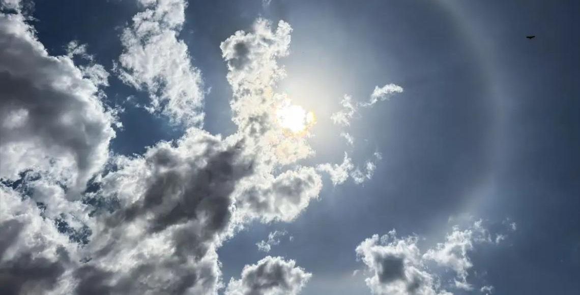 Beleza nos céus principalmente do Centro-Oeste, halo solar não é sinal de chuva, diz especialista
