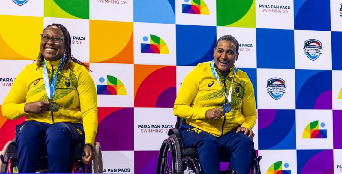 Parapan-Pacífico de natação: Brasil estreia com quatro medalhas e recorde das Américas