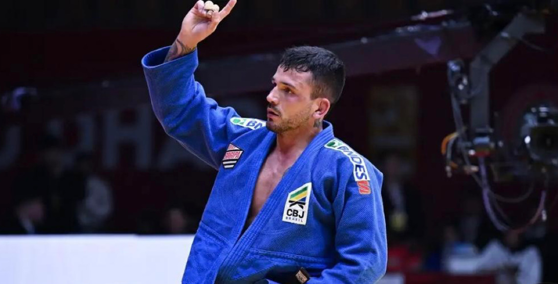Judoca brasileiro Daniel Cargnin é ouro no Grand Slam de judô em Lausanne, na Suíça