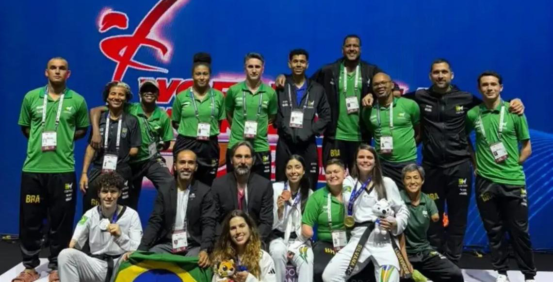 Parataekwondo do Brasil fatura 4 medalhas em Grand Prix na Coreia do Sul