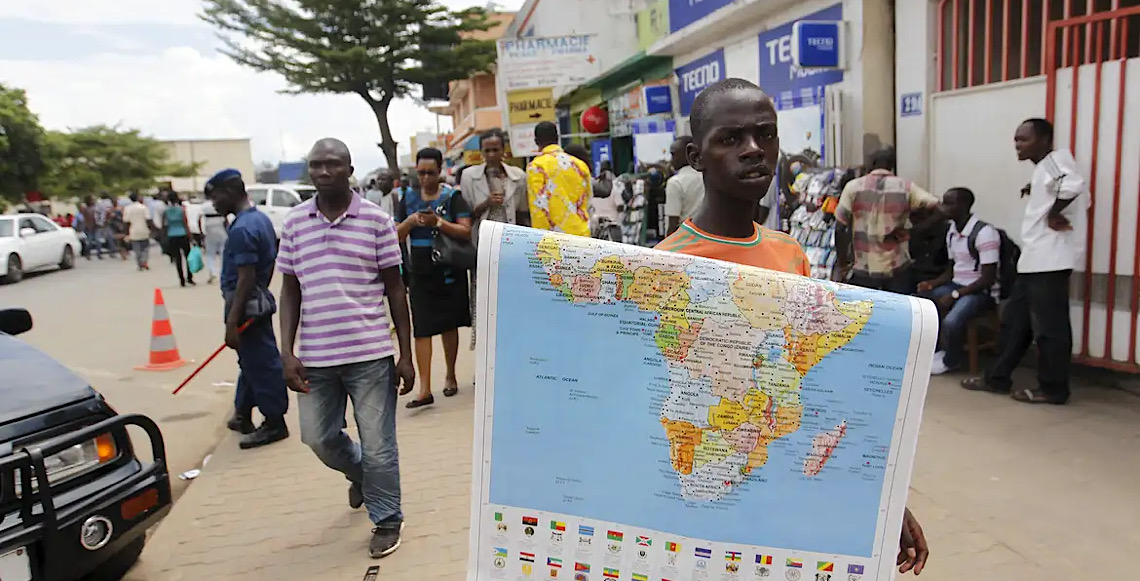 Novo mapa-múndi corrige tamanho da África, América do Sul e Ásia 