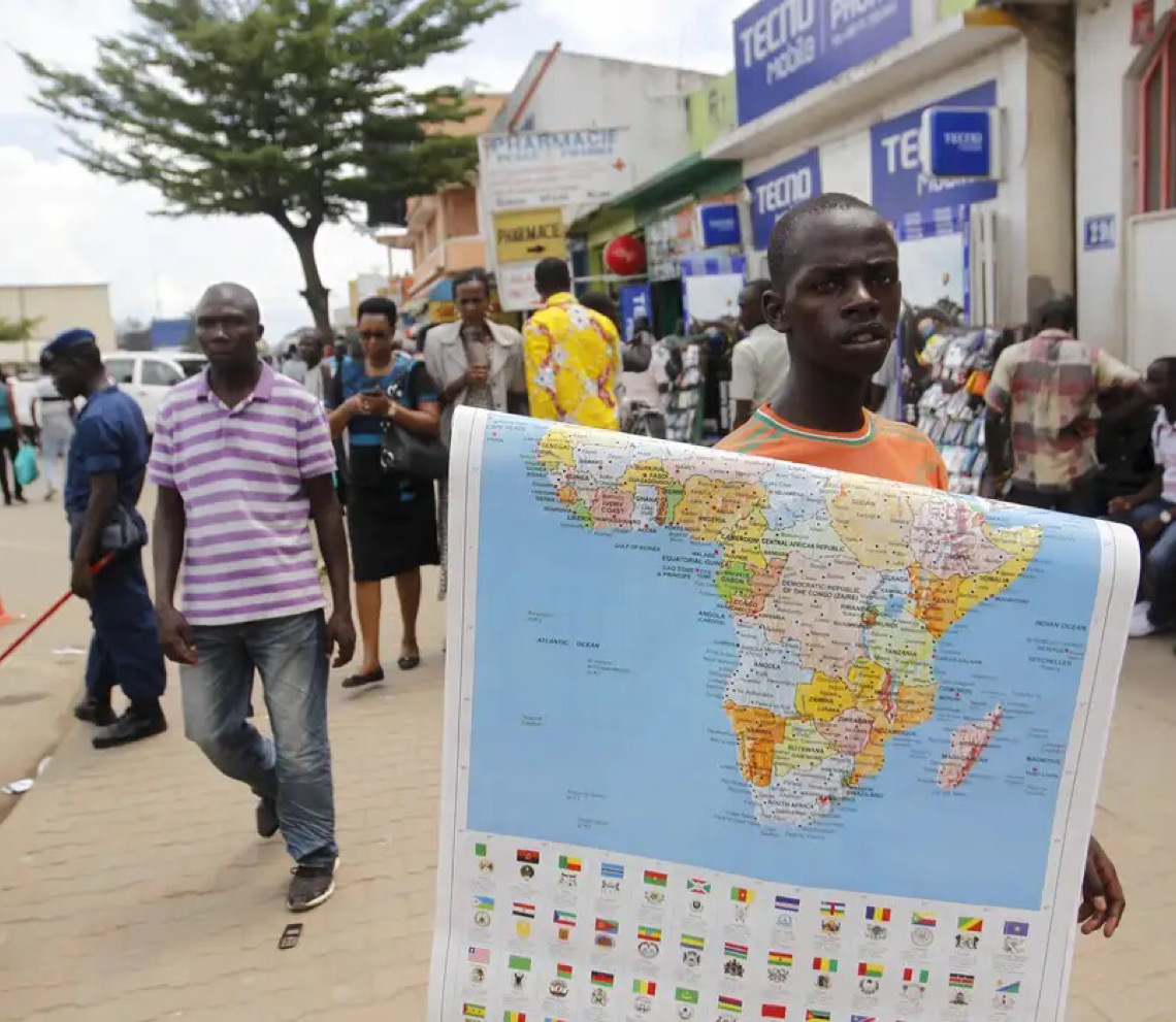 Novo mapa-múndi corrige tamanho da África, América do Sul e Ásia 