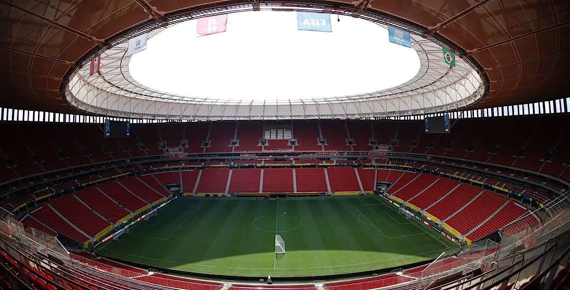 Arena Mané Garrincha será o palco da final em Brasília da Copa do Brasil