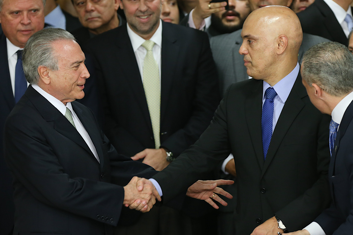 Padrinho de Moraes no STF, Temer se encontra com aliados de Mendonça em SP e busca atenuar crise