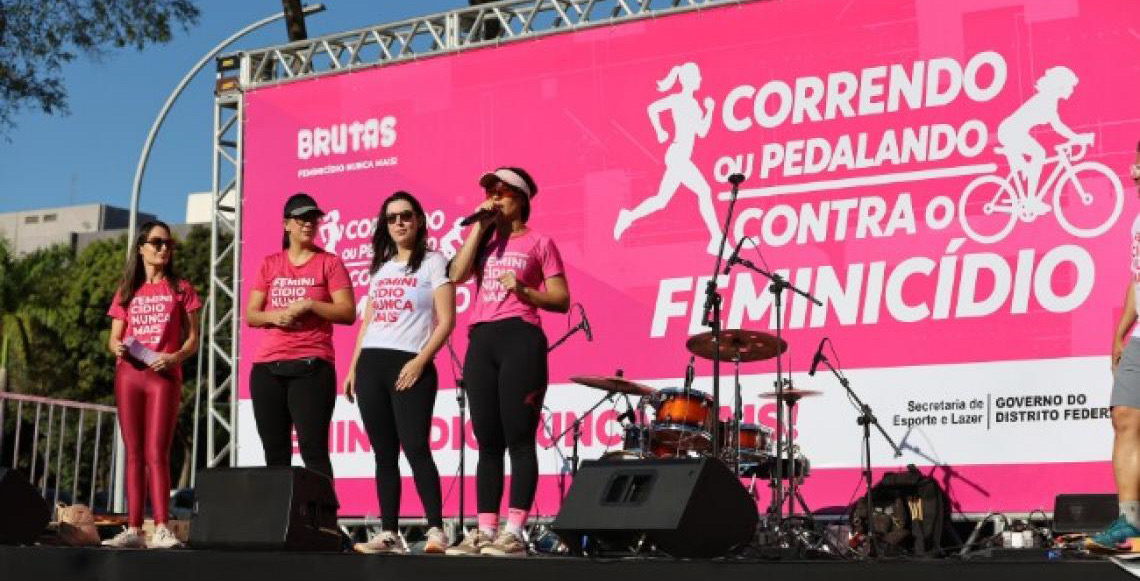 Eixão do Lazer: MPDFT se une à mobilização “Correndo ou pedalando contra o feminicídio”