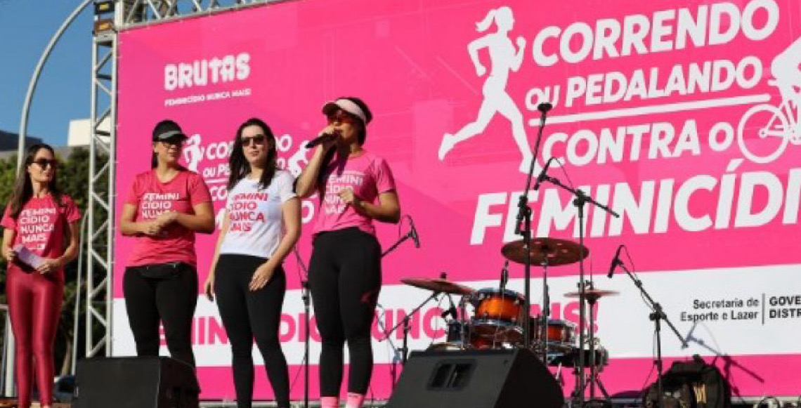 Eixão do Lazer: MPDFT se une à mobilização “Correndo ou pedalando contra o feminicídio”
