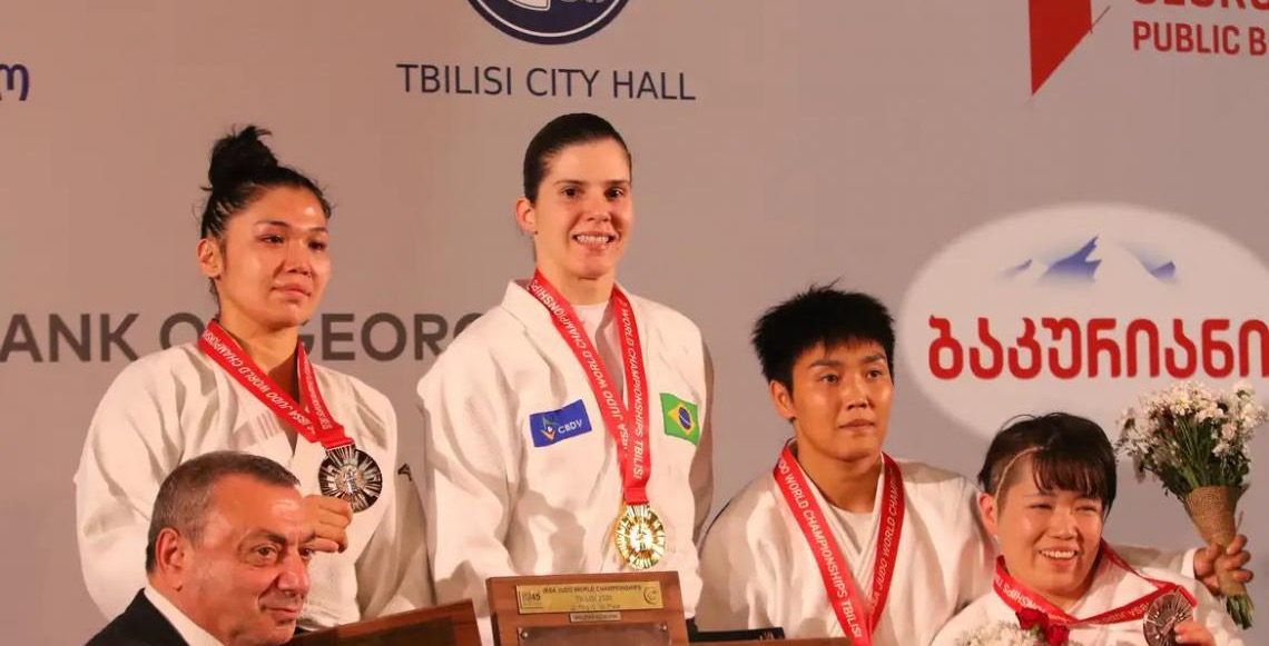 Brasil conquista três ouros no Mundial Paralímpico de Judô, em Tbilisi, na Geórgia