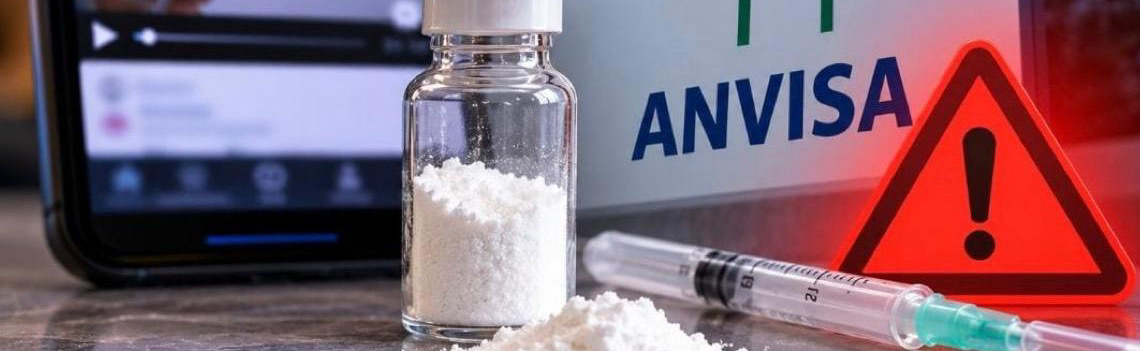 Agência Nacional de Vigilância Sanitária alerta para venda irregular de tirzepatida em pó na internet