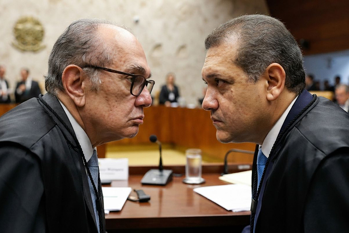 Gilmar chama Kassio de 'imperador', e ministros veem risco de Dino afastar presidente do TSE de ações