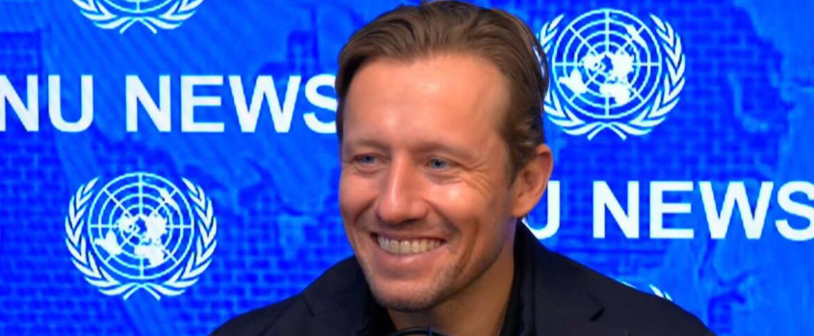 Ex-jogador brasileiro deixa lições do futebol para líderes internacionais na ONU