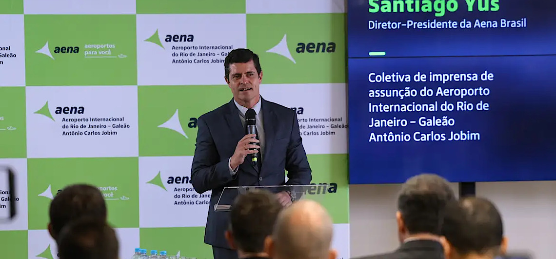 No Rio de Janeiro, Aena assume Galeão e propõe aumentar destinos e frequência de voos 