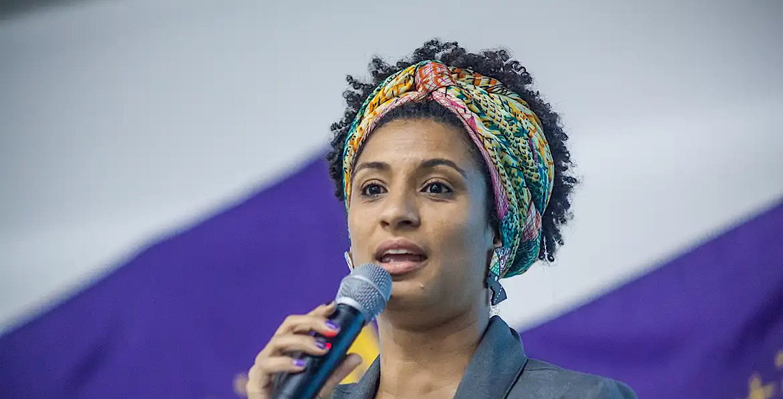 Bolsonaristas ofendem memória de Marielle Franco em ato no Rio de Janeiro