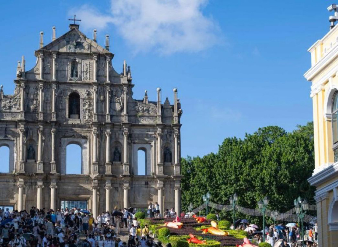 Chegadas de visitantes a Macau aumentam 6,1% em agosto  em relação ao mesmo período do ano passado