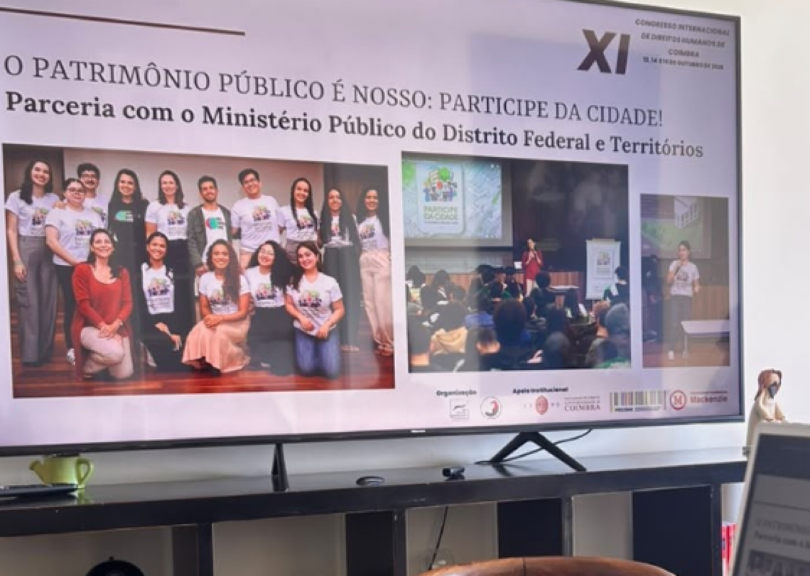 Projeto do MPDFT e da UnB leva debate sobre cidadania nas escolas a congresso em Portugal