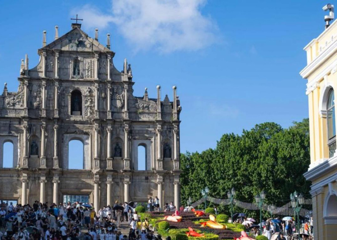 Chegadas de visitantes a Macau aumentam 6,1% em agosto  em relação ao mesmo período do ano passado