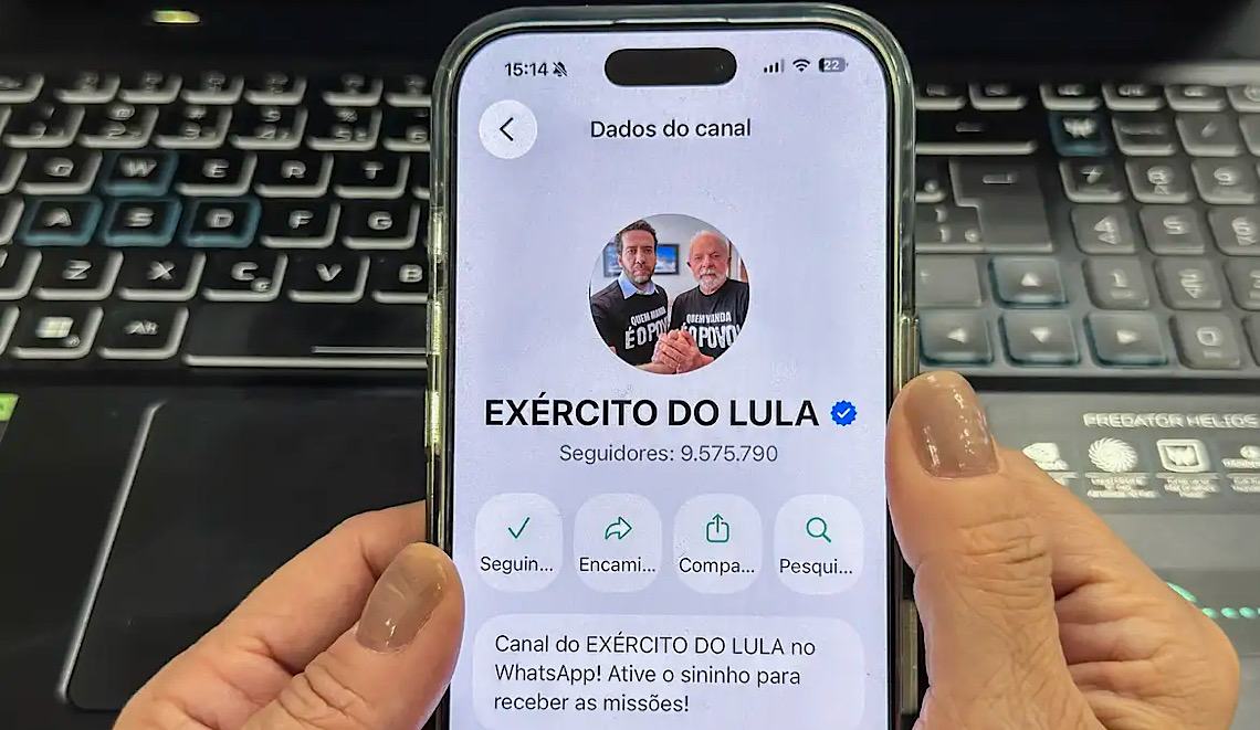 Ministro do Tribunal Superior Eleitoral proíbe suspensão do canal Exército do Lula 