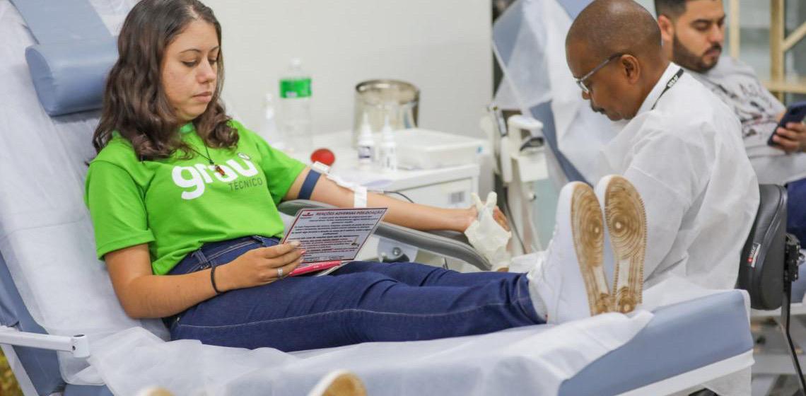 Senha preferencial para doadores de sangue O negativo e A negativo é prorrogada até o dia 29