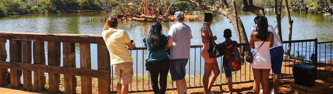 Zoológico de Brasília e Jardim Botânico terão acesso gratuito aos domingos e feriados