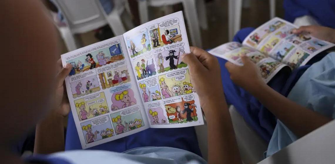 Gibi da Turma da Mônica aborda a relação entre diferentes gerações