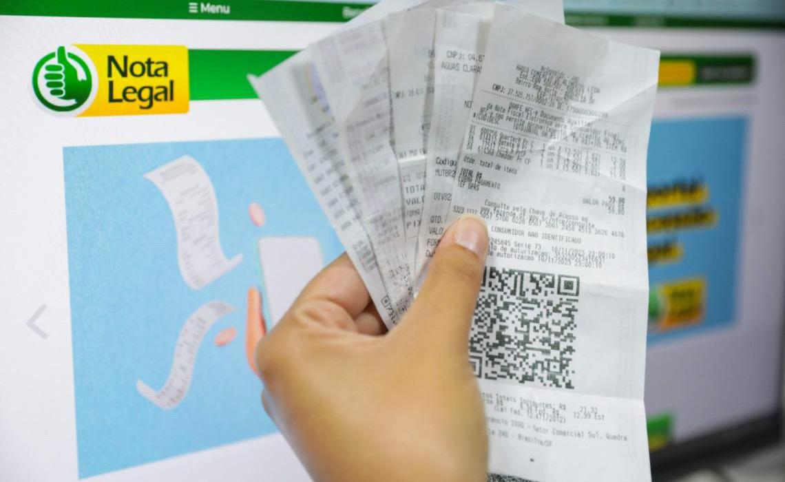 Nota Legal no DF: Prazo para indicar conta bancária acaba em 12 de maio