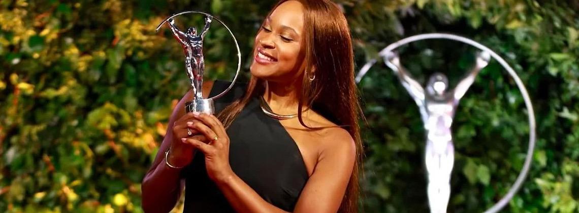 Por que Rebeca escolheu discursar em português em 'Oscar' do esporte