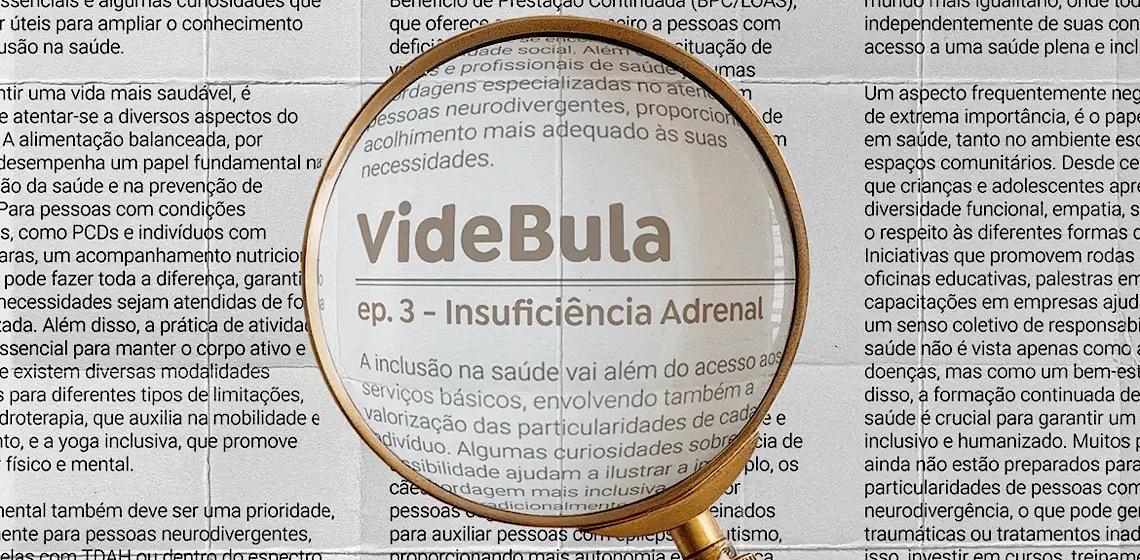 VideBula: 23 de abril é o Dia Nacional da Insuficiência Adrenal