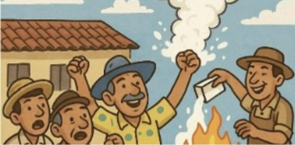 Por Miguel Lucena: A fumaça branca dos Arapapacas