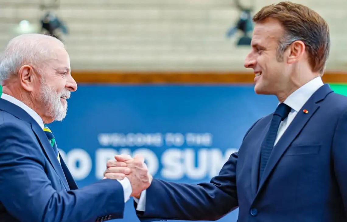 Reconhecimento do Estado palestino será pauta do encontro entre Lula e Macron