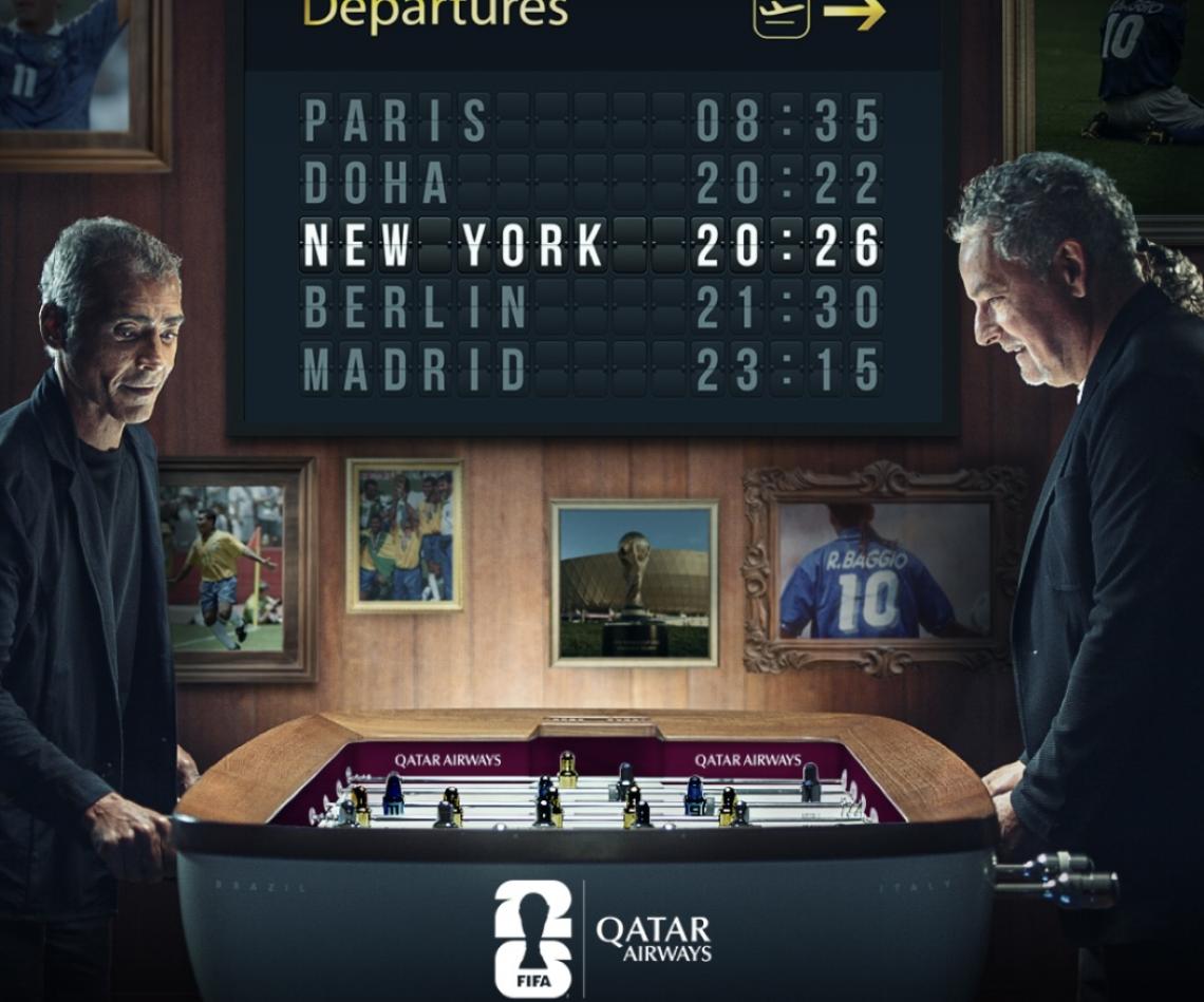 Qatar Airways lança campanha para Copa com Romário