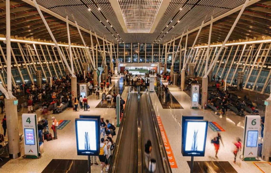 Levantamento diz que o Brasil é o segundo país em ranking com os 100 aeroportos mais bem avaliados do mundo