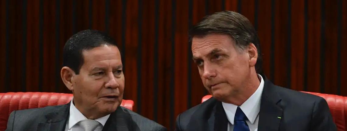 Se eu tivesse sido o candidato a vice, Bolsonaro não estaria nessa situação, diz Mourão