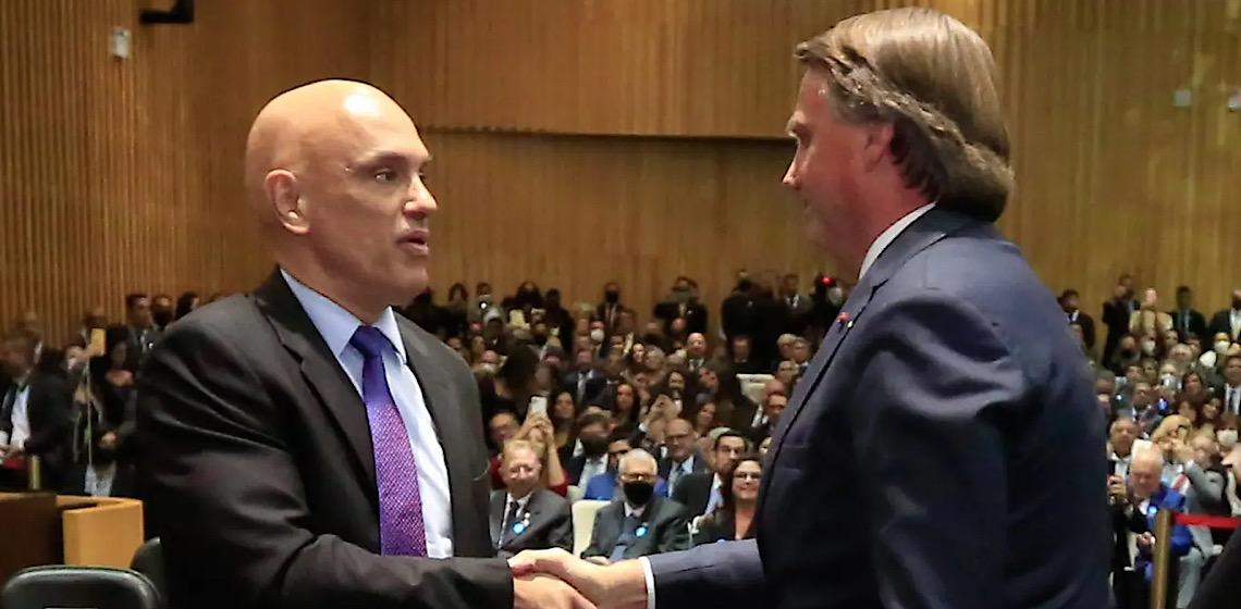Por Matheus Leitão: Jair Bolsonaro não pode reclamar de Alexandre de Moraes