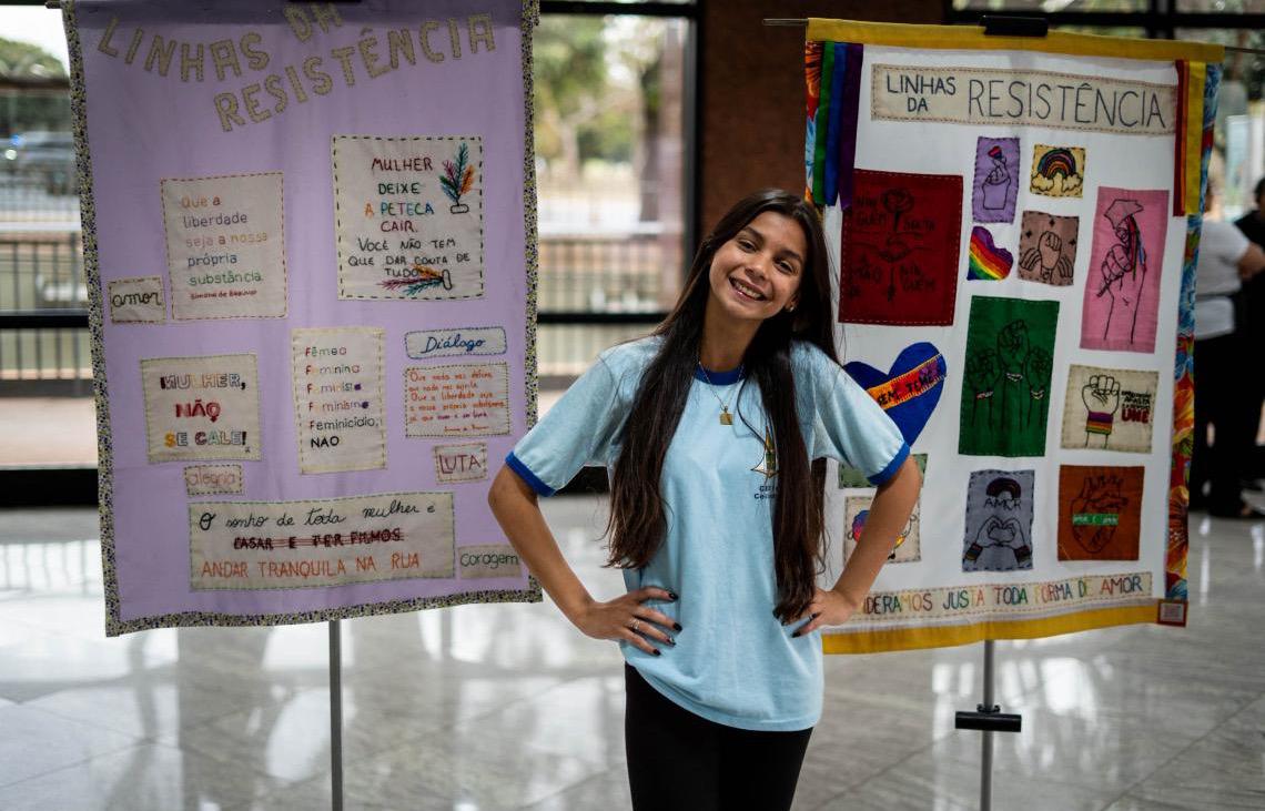 No DF: Estudantes de Ceilândia participam de encontro sobre violência contra a mulher