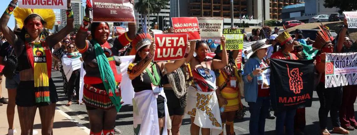 Marcha das Mulheres Indígenas defende luta contra a violência