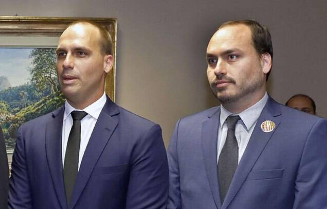 Carlos e Eduardo Bolsonaro dizem que governadores de direita agem como ratos e oportunistas
