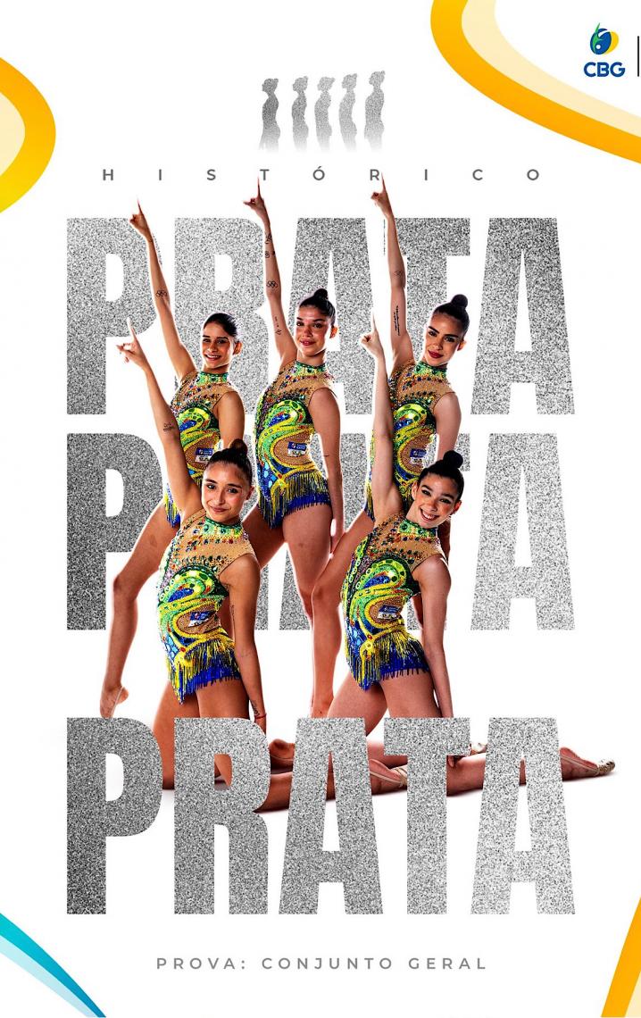 Brasil vence mais uma prata no Mundial de Ginástica Rítmica