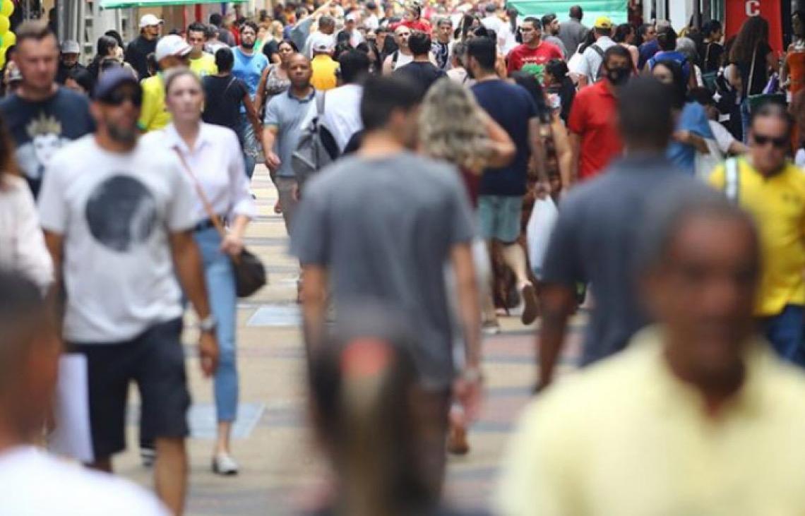 Somos 213,4 milhões de habitantes no Brasil, estima Instituto Brasileiro de Geografia e Estatística-IBGE