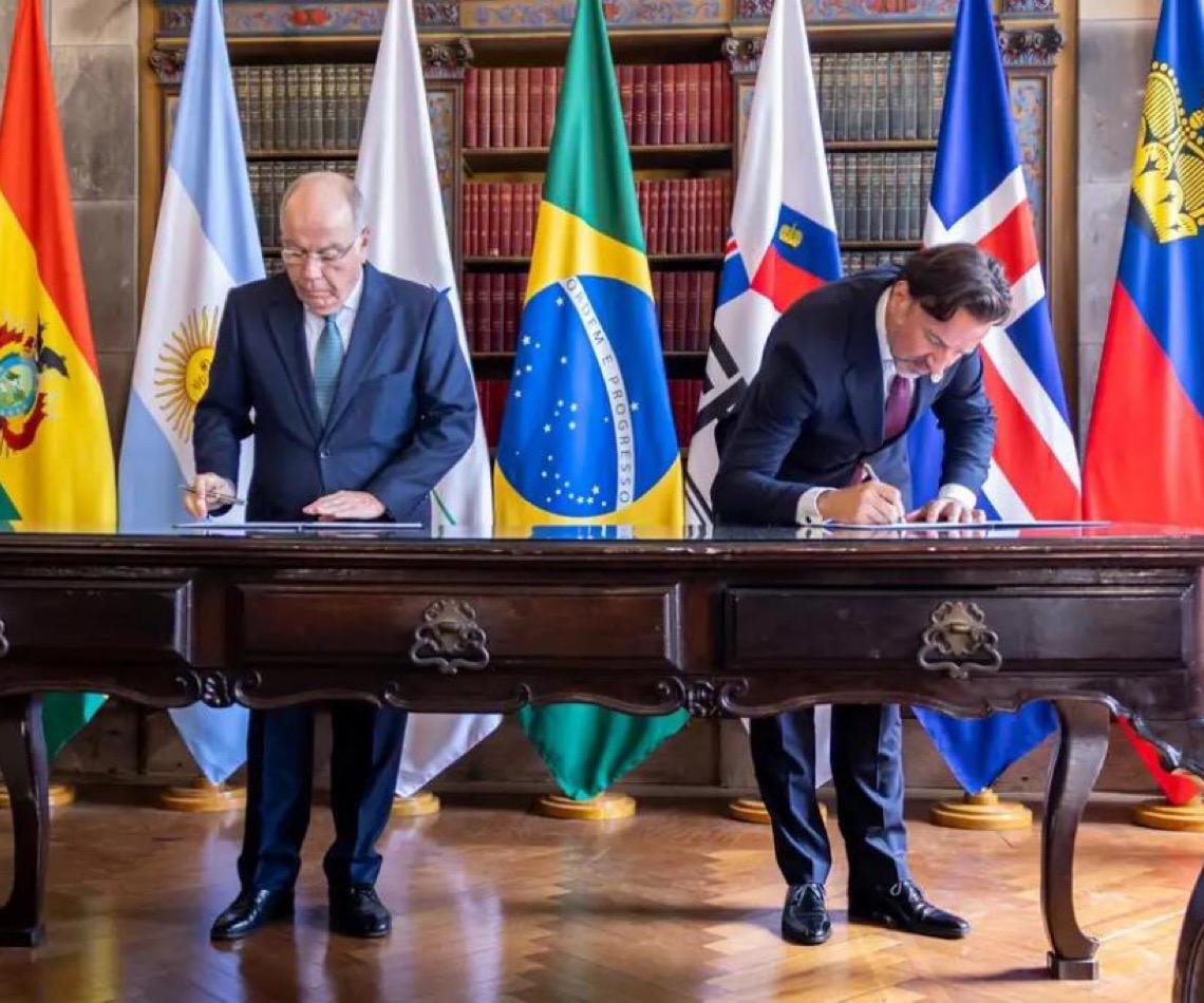 Mercosul assina acordo de livre comércio com quatro países europeus