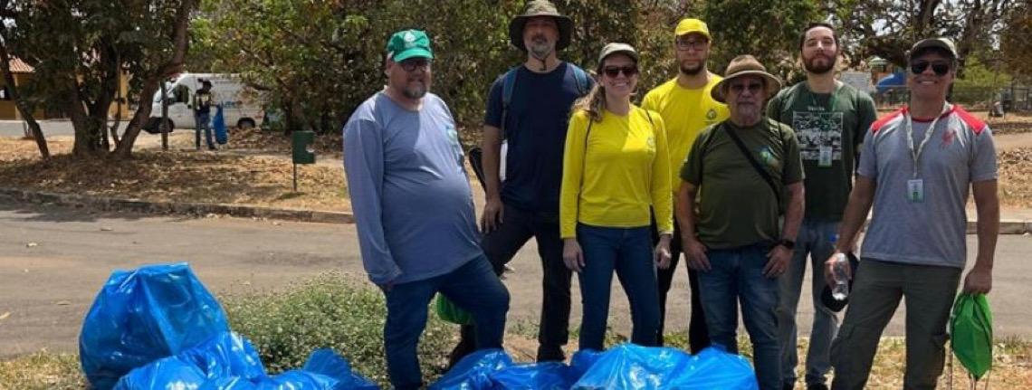 Parque Ecológico Sucupira, em Planaltina, recebe mutirão de limpeza em ação internacional