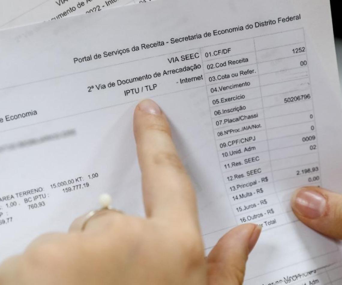 Governo do Distrito Federal vai negociar dívidas ativas de IPTU, IPVA e TLP inscritos em dívida ativa