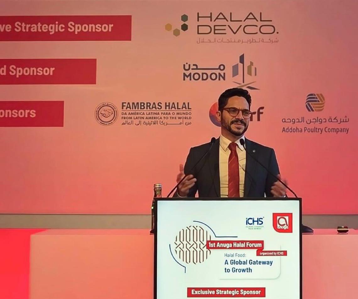 Câmara Árabe leva halal do Brasil à feira Anuga