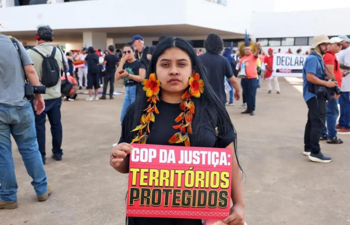 No DF, indígenas pedem demarcações e combate às mudanças climáticas
