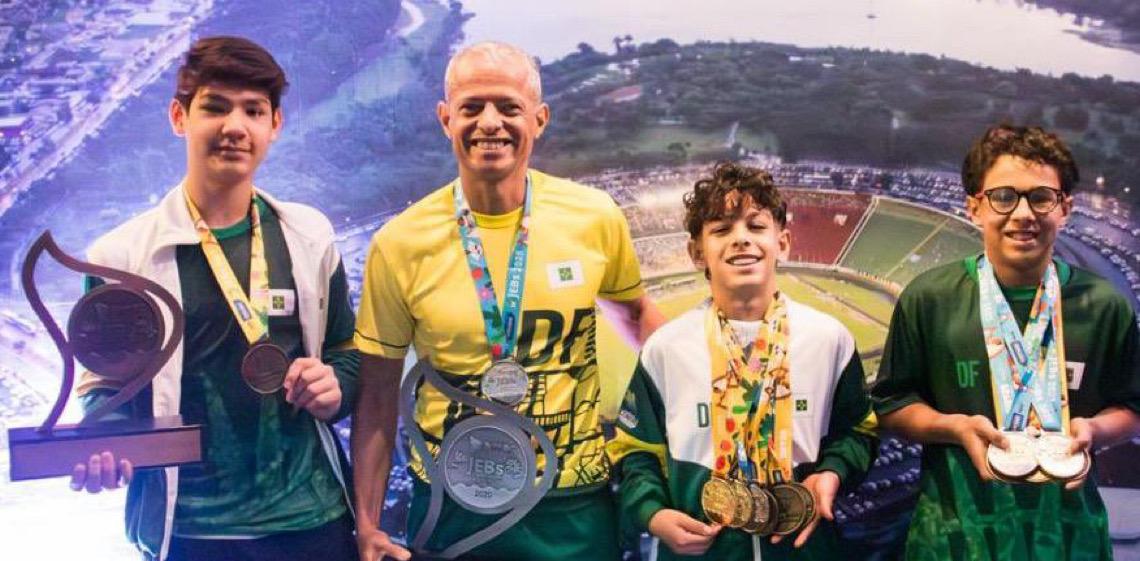 Ginastas do Distrito Federal conquistam dez medalhas nos Jogos Escolares Brasileiros 2025