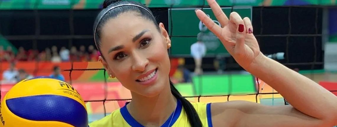 Bicampeã olímpica de vôlei deixa a 'aposentadoria' e assina com o Pinheiros